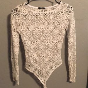 Laced bodysuit
